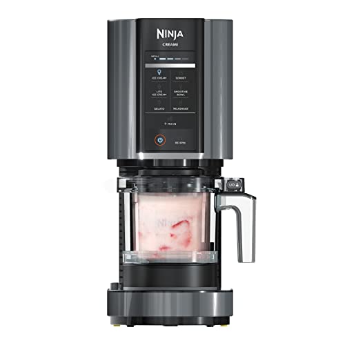 Ninja NC299AMZ CREAMi Ice Cream Maker, for Gelato, Mix-ins, Milkshakes, Sorbet, Smoothie Bowls...