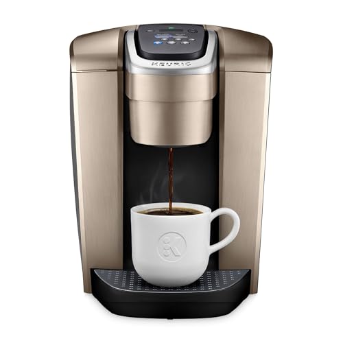 Keurig K-Elite Single Serve K-Cup Pod Coffee Maker, Brushed Gold