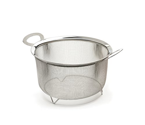 RSVP International Endurance Kitchen Collection Stainless Steel Mesh Strainer, 3 Quart