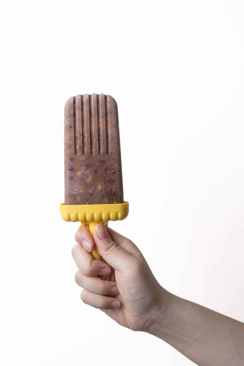 Adzuki Beans (Red Beans) Coconut Popsicles.