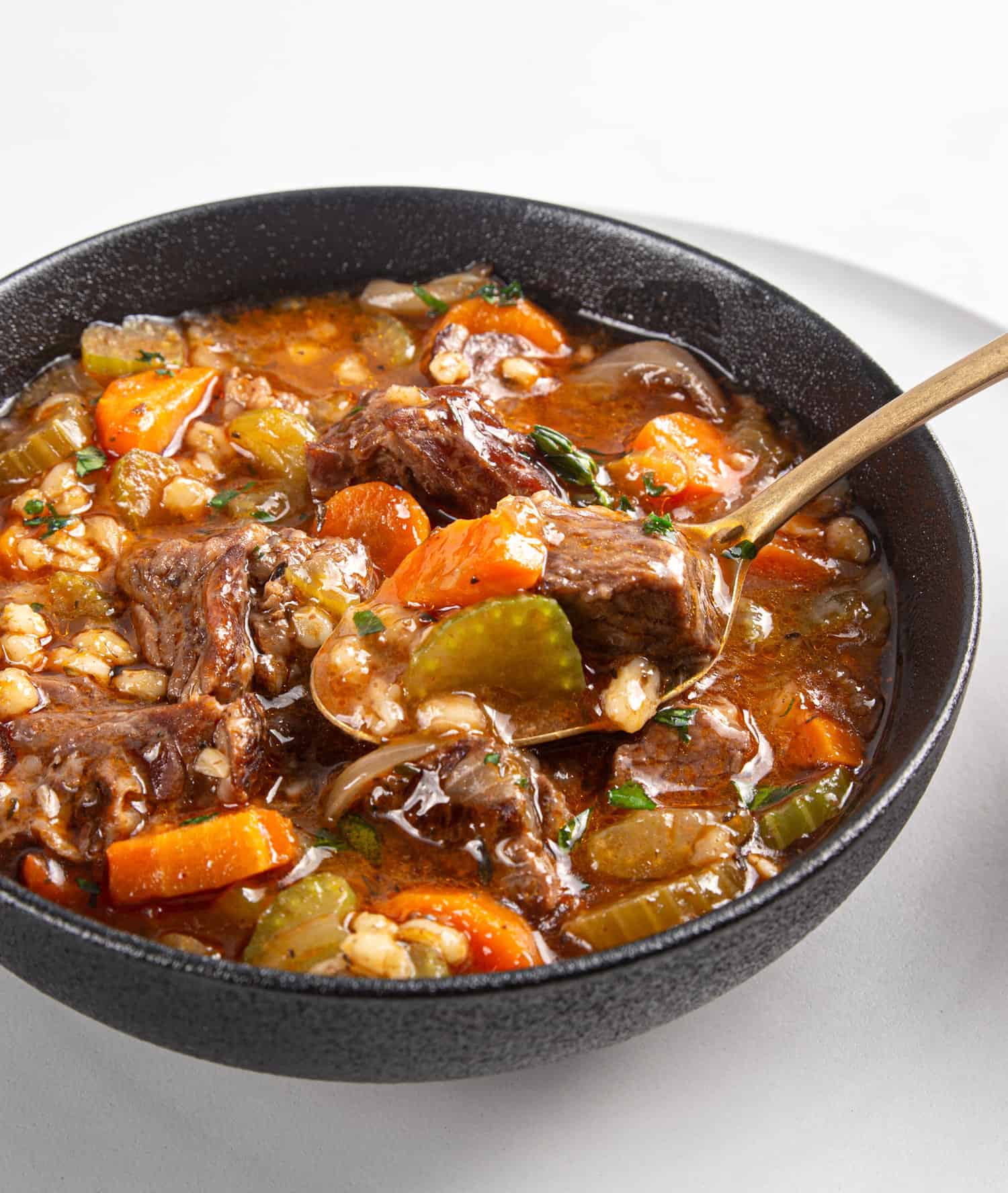 beef barley soup recipe