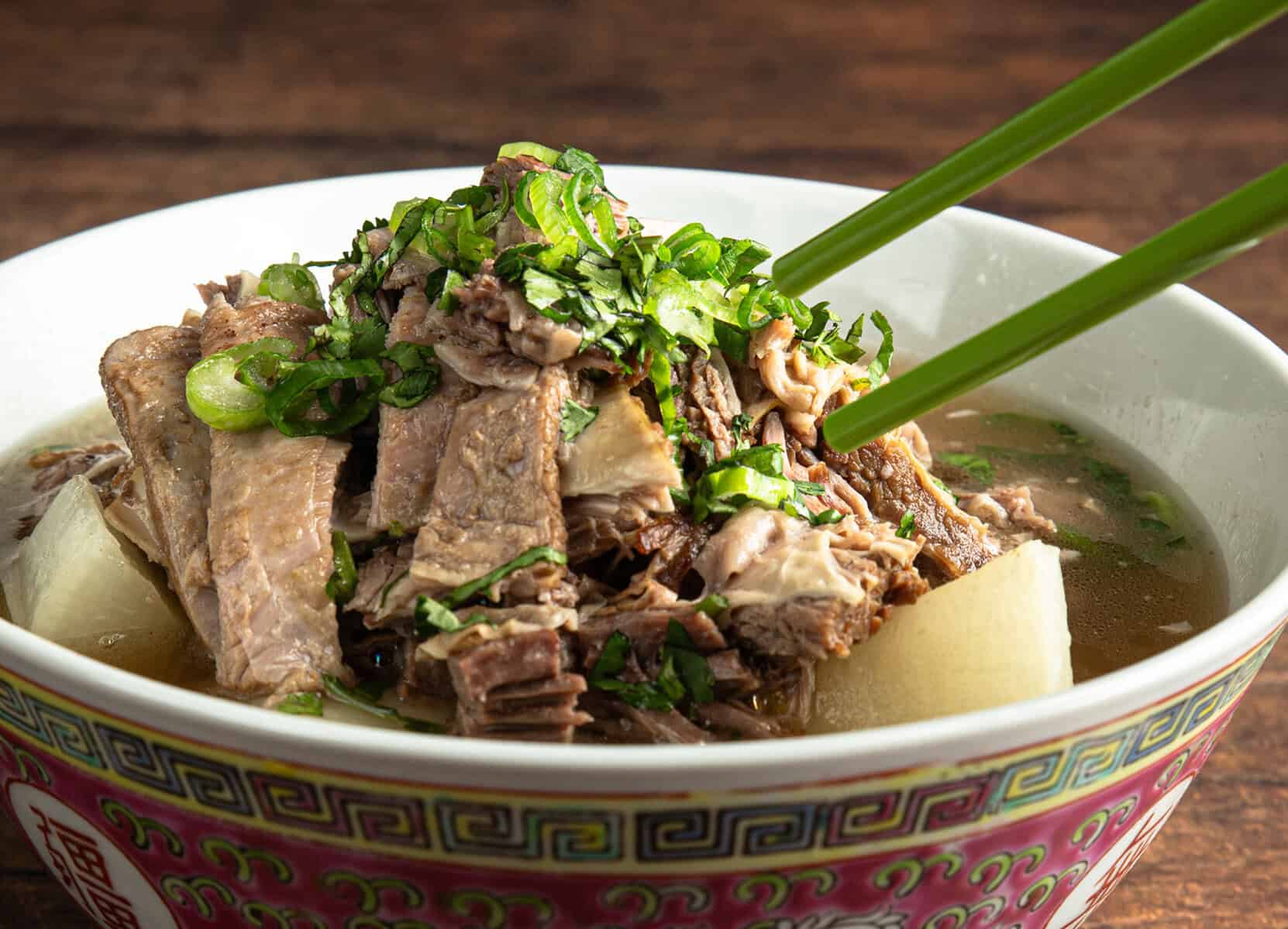 chinese beef brisket soup 清湯牛腩