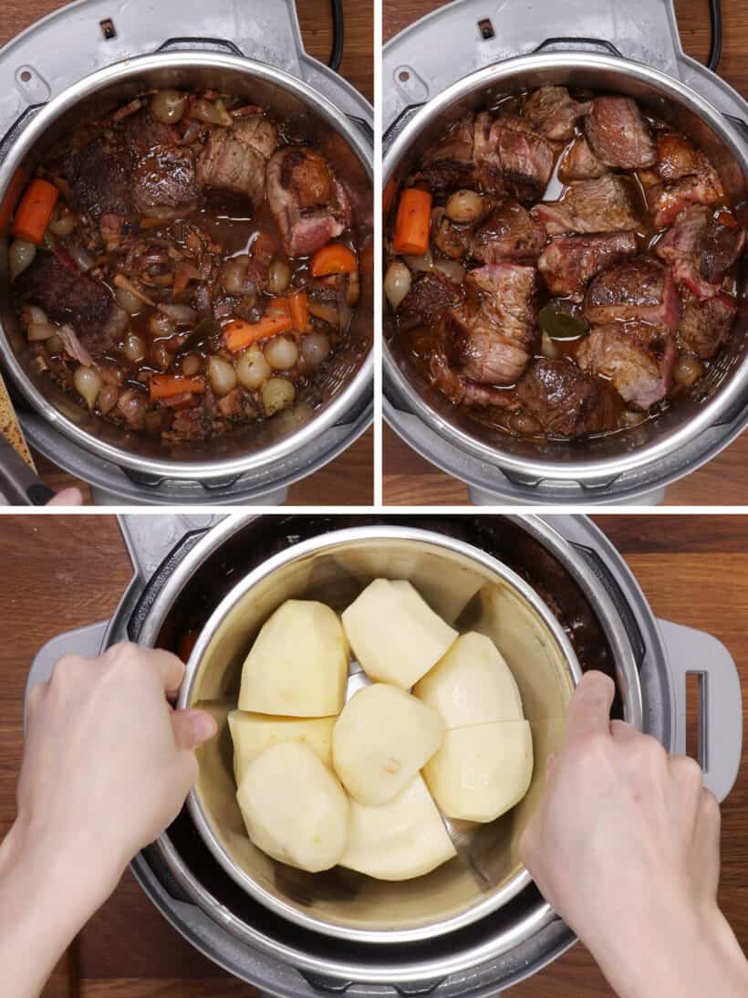 boeuf bourguignon pressure cooker