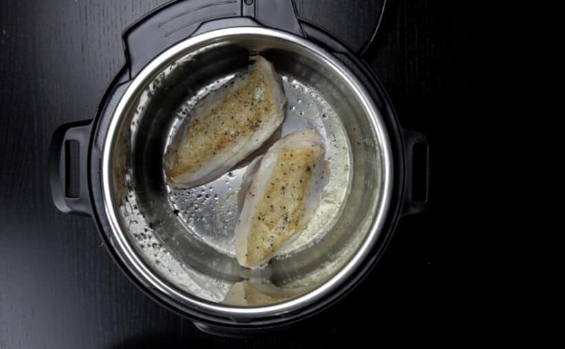 brown chicken breasts instant pot