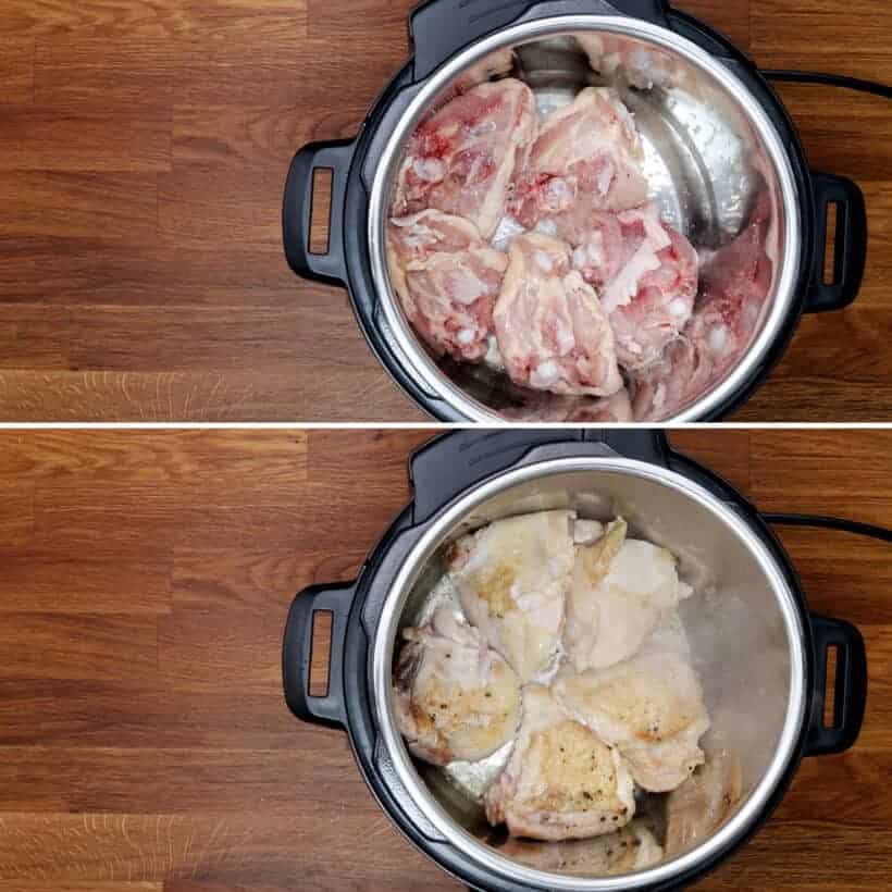 brown chicken in Instant Pot    #AmyJacky #InstantPot #PressureCooker #recipe #chicken 