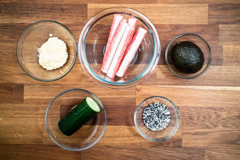 california roll ingredients