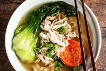 chinese chicken noodle soup | chinese noodle soup | asian chicken noodle soup | asian noodle soup