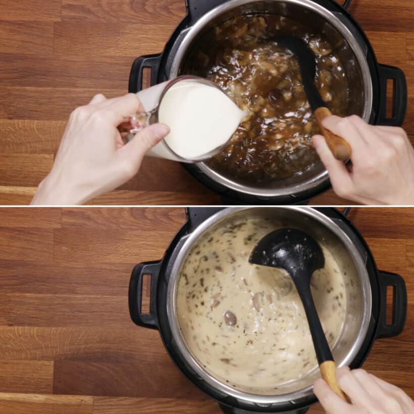 cream of mushroom instant pot