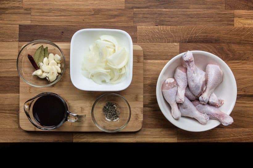 Filipino Pressure Cooker Chicken Adobo Ingredients