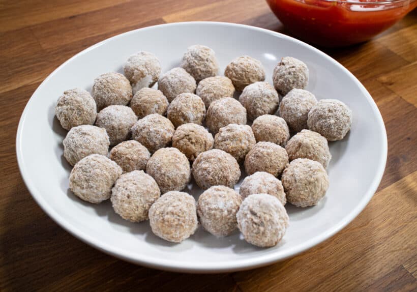 frozen meatballs