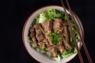 Easy Pressure Cooker Ginger Pork Shogayaki Recipe (Pot-in-Pot): Make this beloved Japanese comfort food. You'll love the rich sweet, savory Ginger Garlic Sauce!