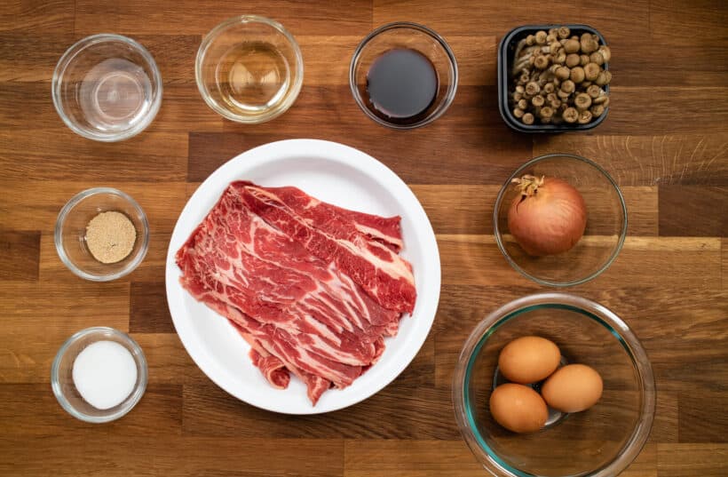 gyudon ingredients