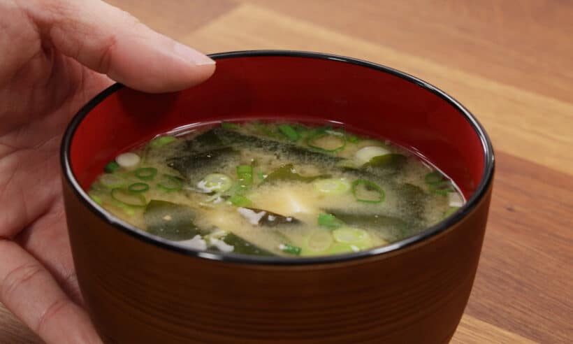 homemade miso soup