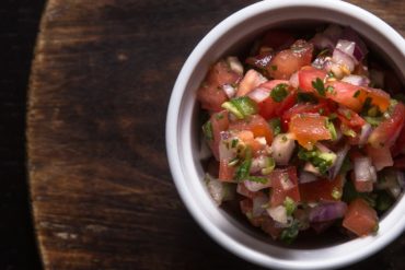 Mexican Homemade Salsa Recipe (Pico de Gallo): excite your taste buds with this easy refreshing Salsa Fresca as a side dish, dip, or topping for tacos.