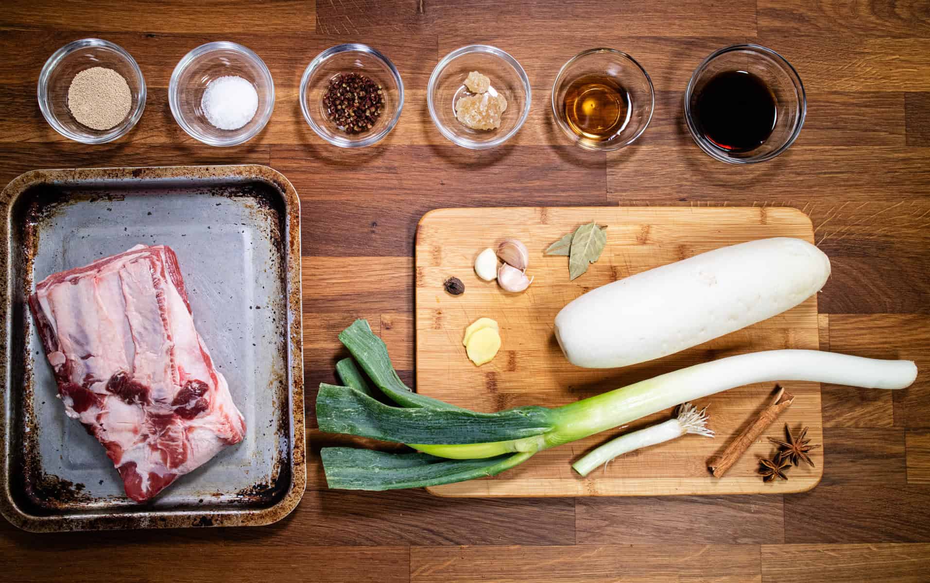 Hong Kong Style Beef Brisket Soup ingredients