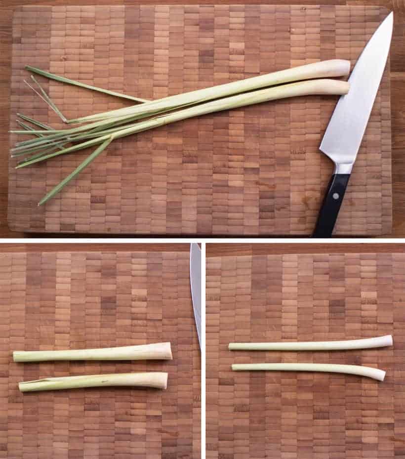 How to cut lemongrass