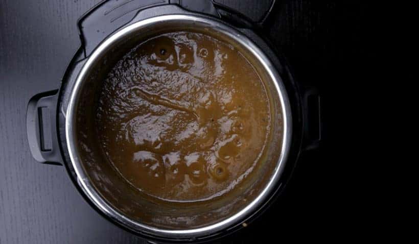 Instant Pot Apple Butter Recipe (Pressure Cooker Apple Butter): thicken apple butter with 1 of 2 methods using Instant Pot Electric Pressure Cooker.