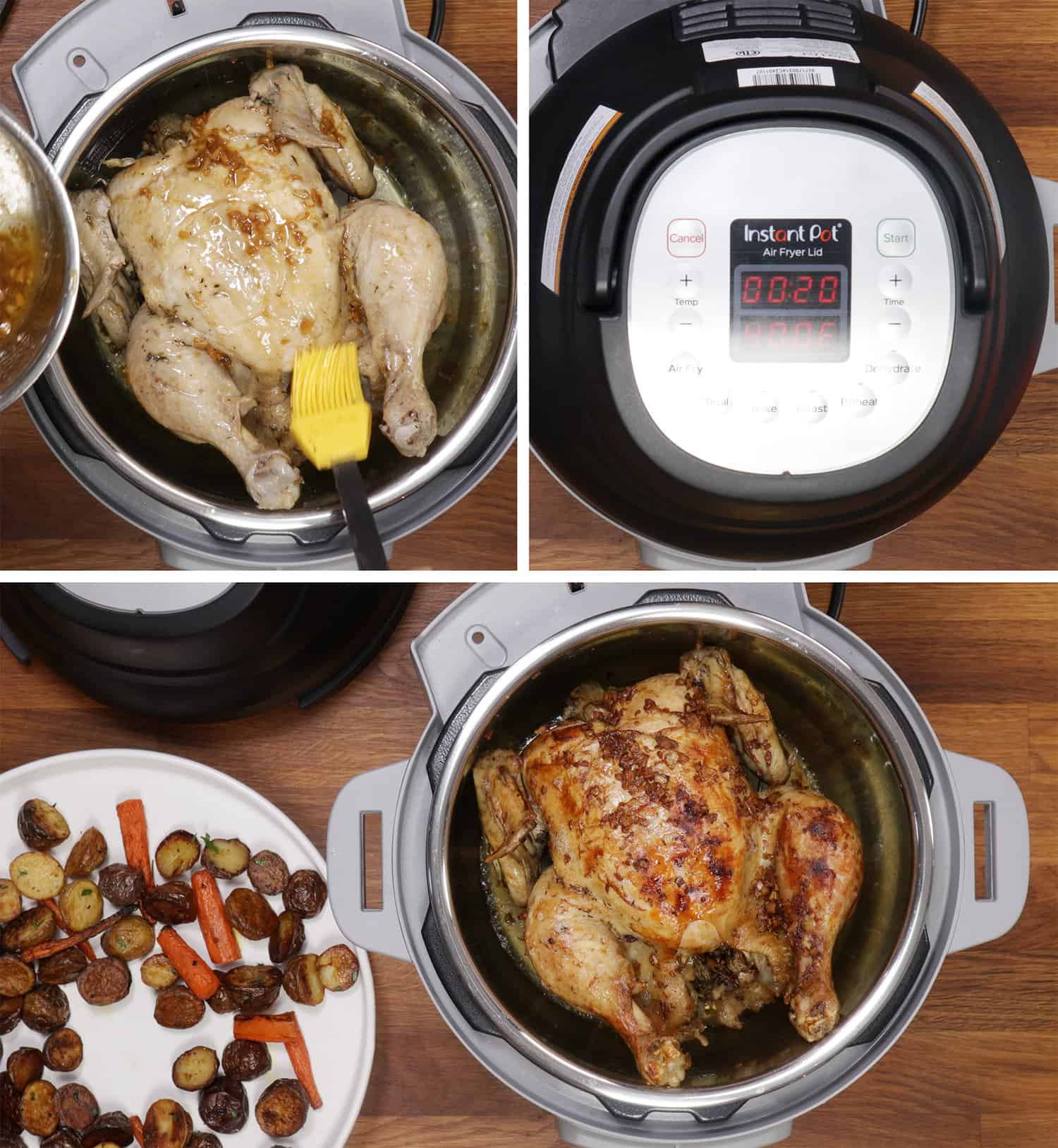 instant pot air fryer whole chicken