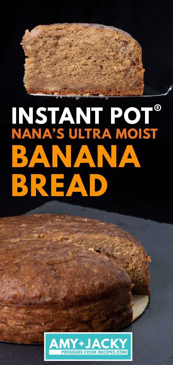 instant pot banana bread | banana bread instant pot | pressure cooker banana bread | instant pot banana recipes | instant pot banana bread recipe | best banana bread recipe | easy banana bread recipe | moist banana bread | homemade banana bread #AmyJacky #InstantPot #PressureCooker #recipes