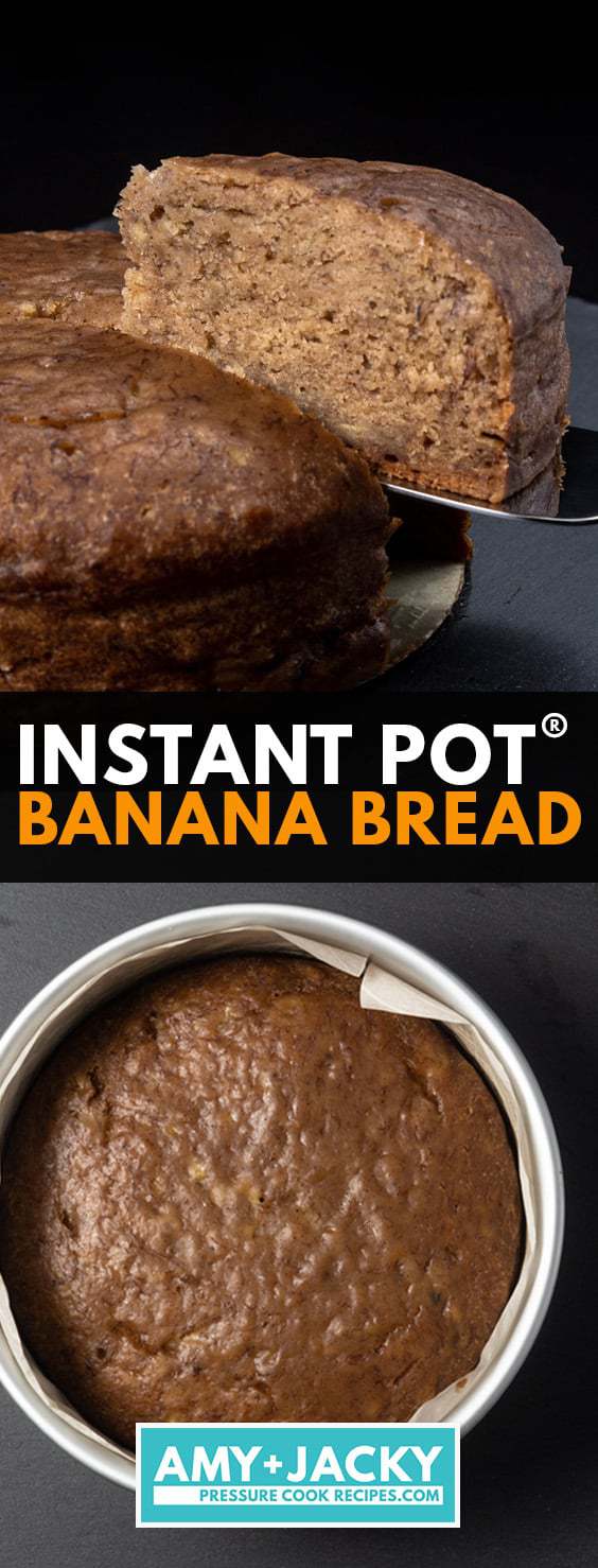 instant pot banana bread | banana bread instant pot | pressure cooker banana bread | instant pot banana recipes | instant pot banana bread recipe | best banana bread recipe | easy banana bread recipe | moist banana bread | homemade banana bread #AmyJacky #InstantPot #PressureCooker #recipes