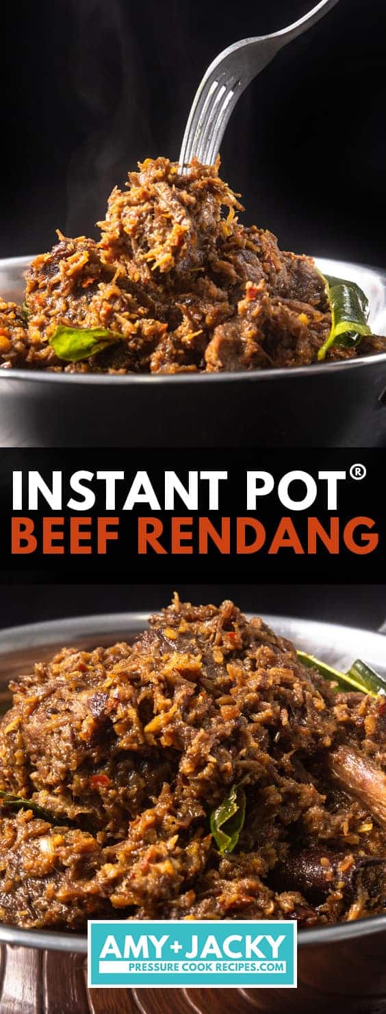 Instant Pot Beef Rendang | Pressure Cooker Beef Rendang | Instant Pot Rendang | Pressure Cooker Rendang | Indonesian Beef Curry | Easy Beef Rendang | Authentic Beef Rendang | Indonesian Beef Recipes | Indonesian Rendang Recipe | Best Beef Rendang #AmyJacky #InstantPot #PressureCooker #recipe #asian #beef