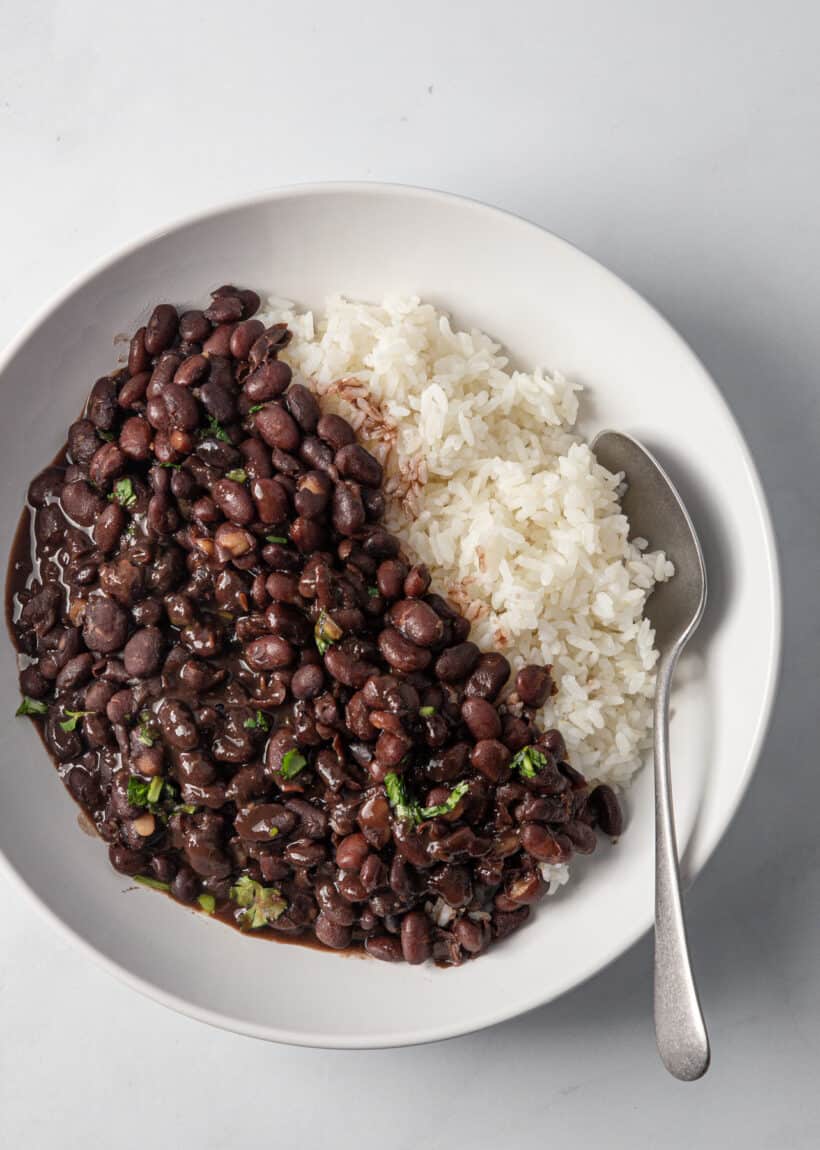 instant pot black beans and rice