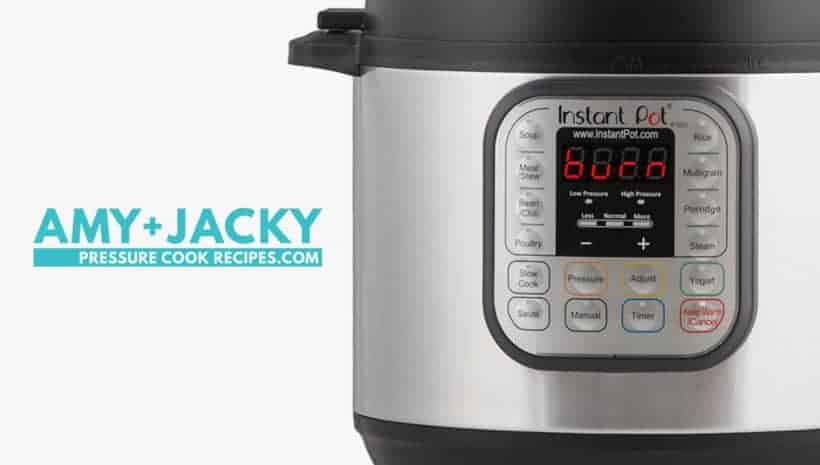 Instant Pot Burn Message: Need help with the dreaded Instant Pot Burn Message or Overheat Error on screen display? This guide explains what the Burn Code or Ovht Error mean, why your Instant Pot says Burn, and helps you avoid the burn error. #instantpot #instantpotrecipes #pressurecooker #pressurecookerrecipes