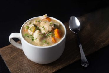 Instant Pot Chicken and Dumplings Recipe (Pressure Cooker Chicken and Dumplings): how to make satisfying Chicken and Dumplings - classic comfort food with tender chicken and fluffy homemade dumplings in aromatic chicken broth. An all-time family favorite! #instantpot #instantpotrecipes #instapot #pressurecooker #chickenrecipes #recipes