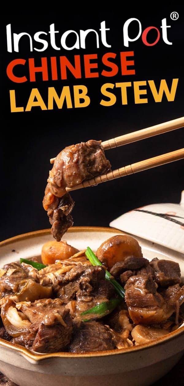 Instant Pot Lamb Stew | Pressure Cooker Lamb Stew | Instapot Lamb Stew | Chinese Lamb Stew | Lamb Hot Pot | Lamb Recipes | Instant Pot Recipes | Pressure Cooker Recipes #instantpot #pressurecooker #recips #lamb #chinese