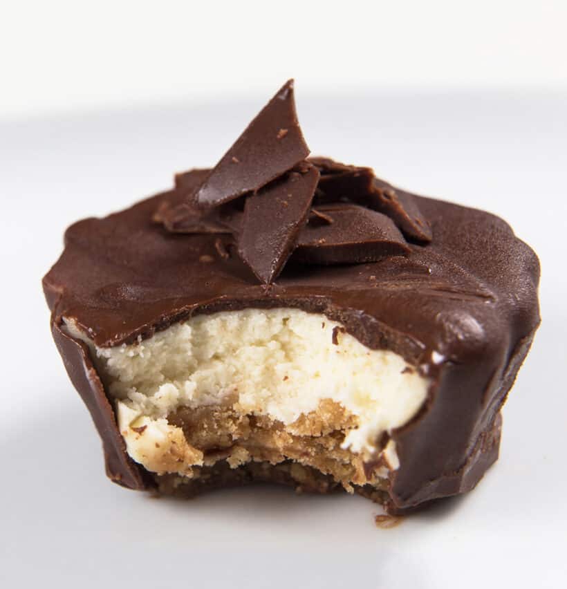 instant pot chocolate cheesecake bites