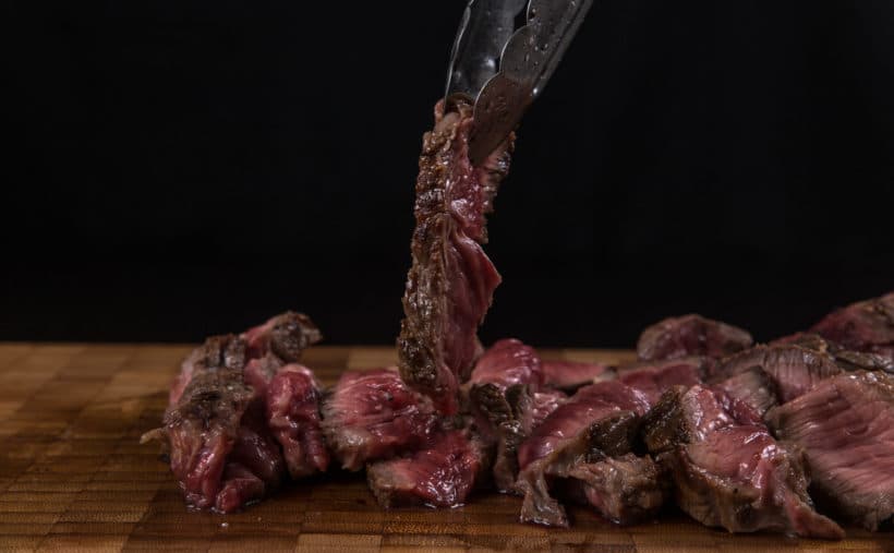 Chuck Roast Experiment: pressure cook 1/8 inches thick beef slices