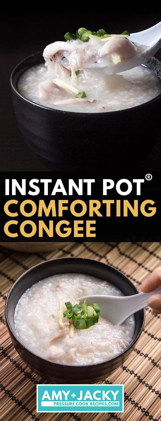 instant pot congee | congee instant pot | intsant pot porridge | instant pot chicken congee | chicken congee instant Pot | pressure cooker congee  #AmyJacky #InstantPot #PressureCooker #recipe #asian #chinese #chicken