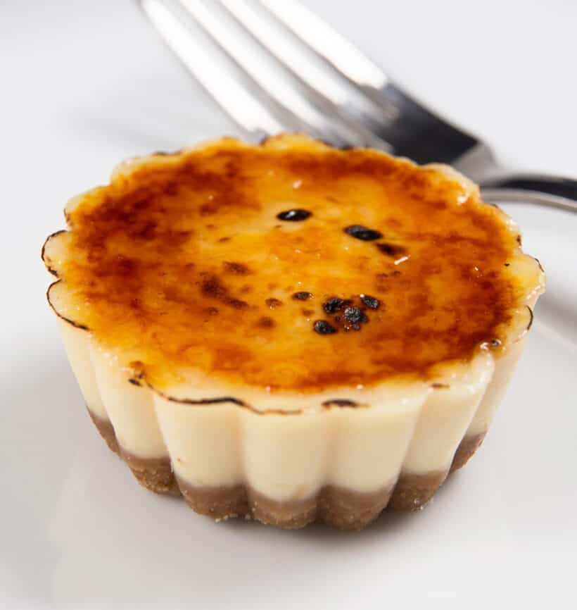 instant pot creme brulee cheesecake bites