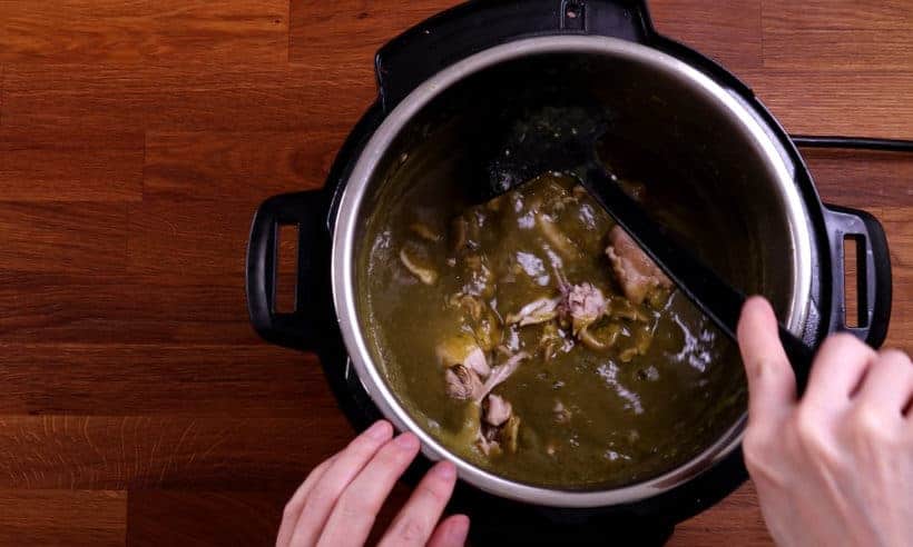 instant pot green chili chicken