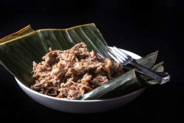 Instant Pot Kalua Pork Recipe (Pressure Cooker Hawaiian Pork Roast): 5 Ingredients to make this unbelievably simple yet incredibly tender, juicy pulled pork with alluring smoky-savory flavors. #instantpot #pressurecooker #recipes #pork #hawaiian