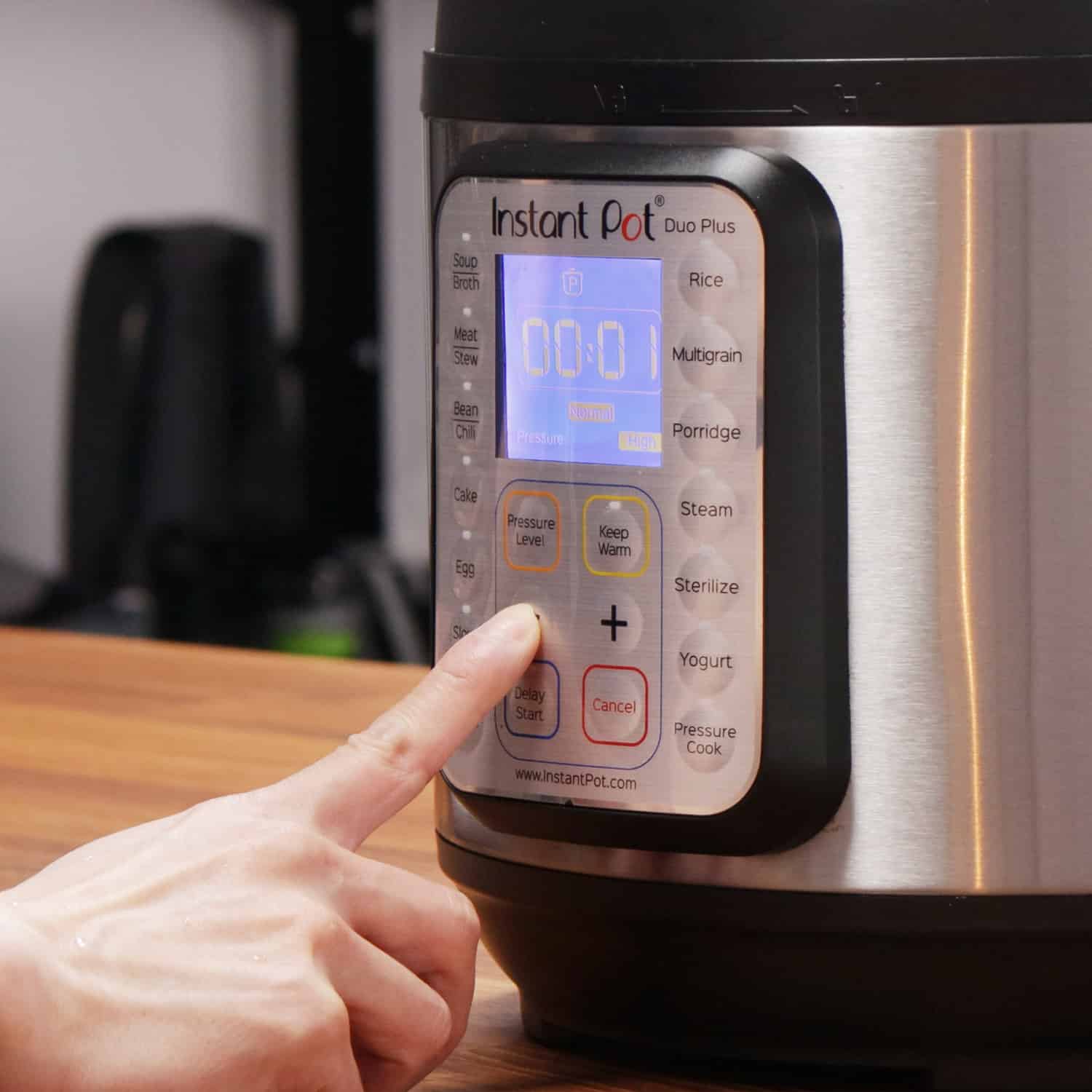 instant pot high pressure 1 minute