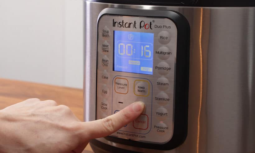 instant pot high pressure 16 minutes