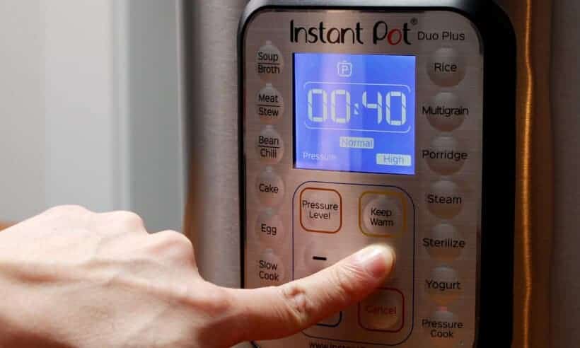 Instant Pot Pressure Cook at High Pressure 40 minutes