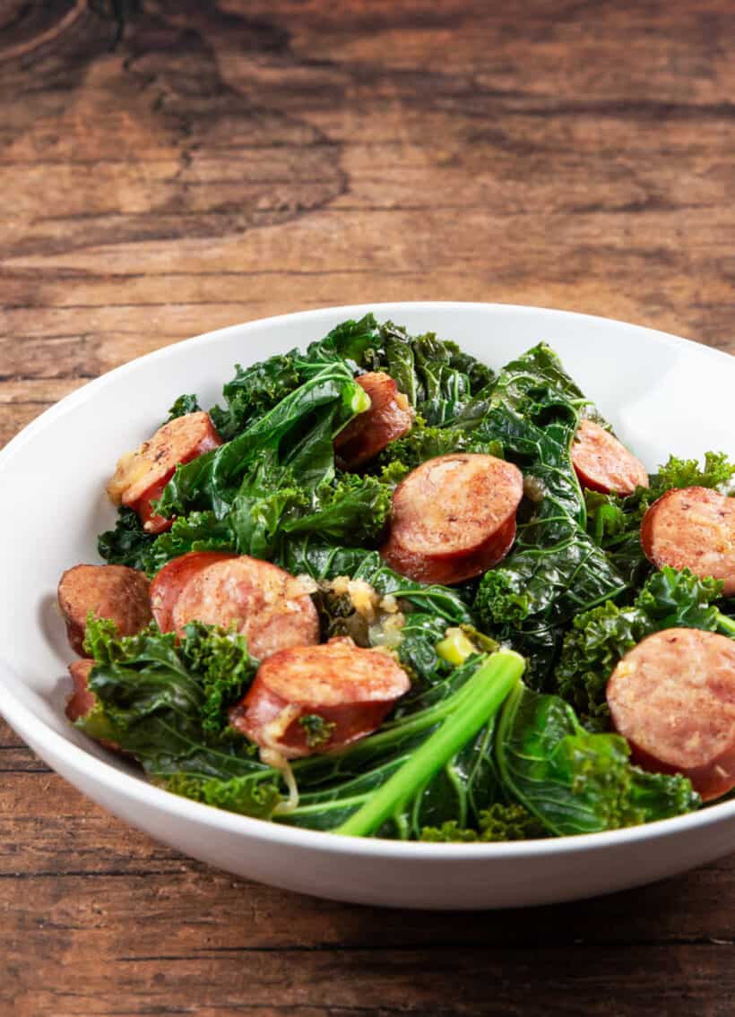 instant pot kale sausage