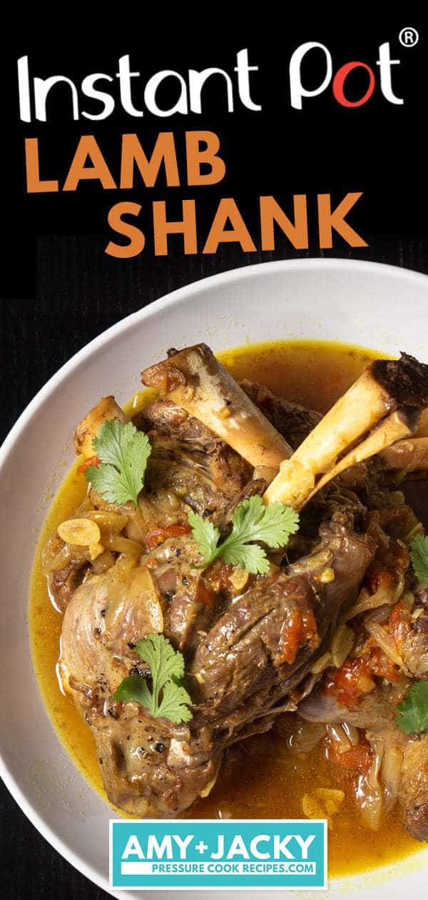 Instant Pot Lamb Shank | Pressure Cooker Lamb Shanks | How to cook lamb shanks | Lamb Shank Recipe | Instant Pot Lamb Recipes | Instant Pot Mediterranean Recipes | Healthy Instant Pot Recipes #recipes #instantpot #lamb #easy #healthy