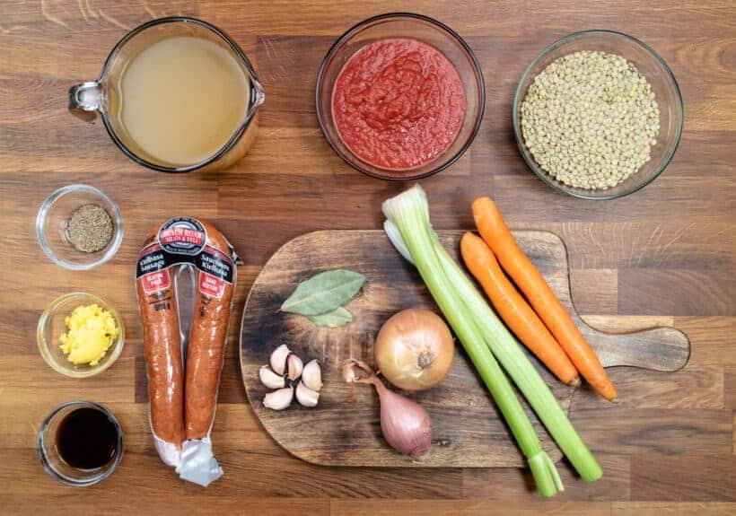 lentils ingredients