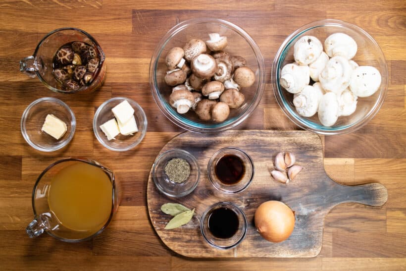 instant pot mushroom soup ingredients