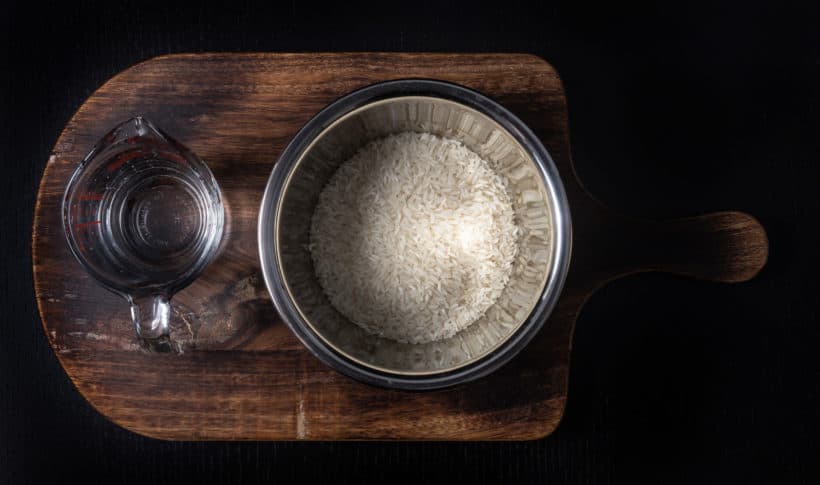 Pot in Pot Rice Ingredients