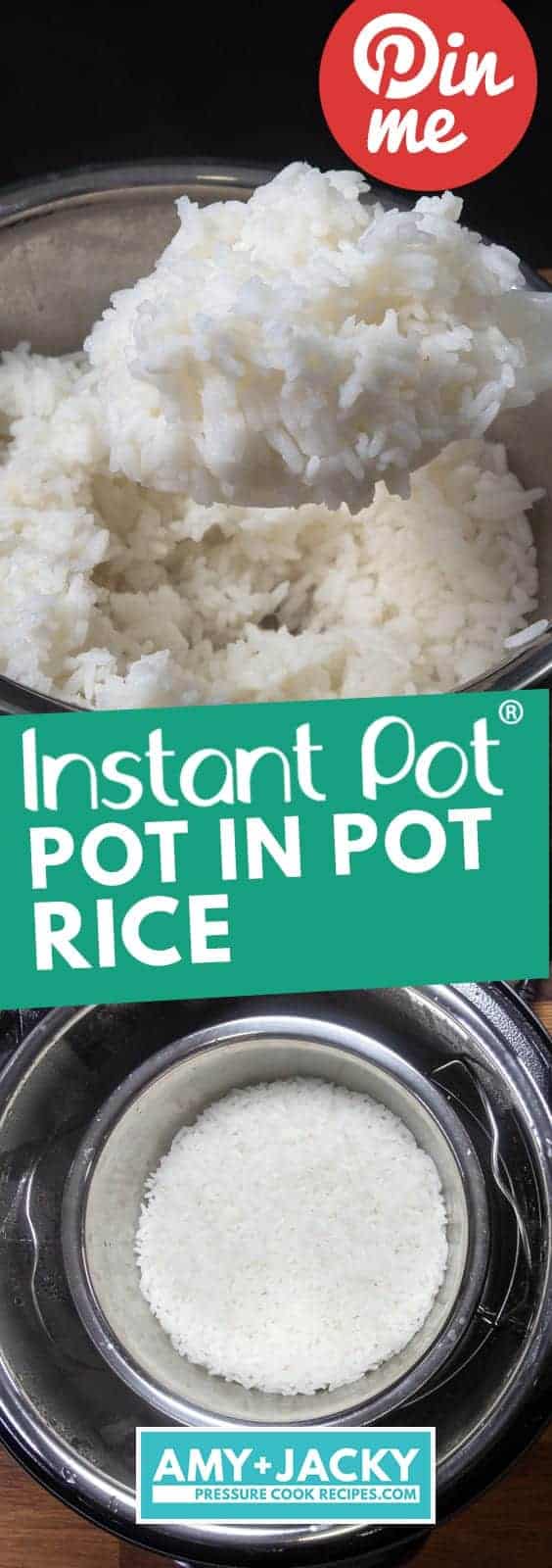 Instant Pot Pot in Pot Rice | Instant Pot Rice | Pressure Cooker Rice | Instant Pot Jasmine Rice | Instant Pot White Rice | Instant Pot Recipes | Instant Pot Side Dish | Pressure Cooker Jasmine Rice | How to cook rice #instantpot #recipes #rice #side