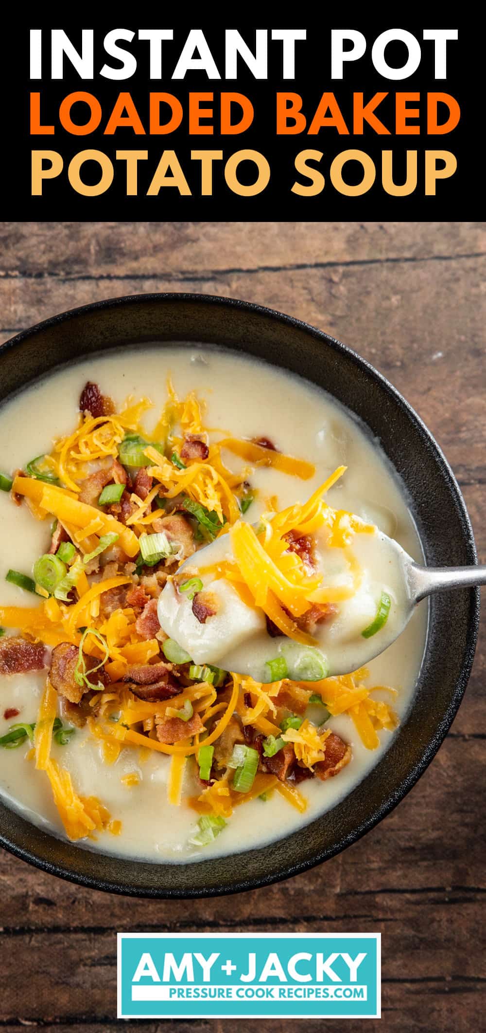 instant pot potato soup | potato soup instant pot | instant pot baked potato soup | instant pot loaded potato soup | loaded baked potato soup instant pot | pressure cooker potato soup