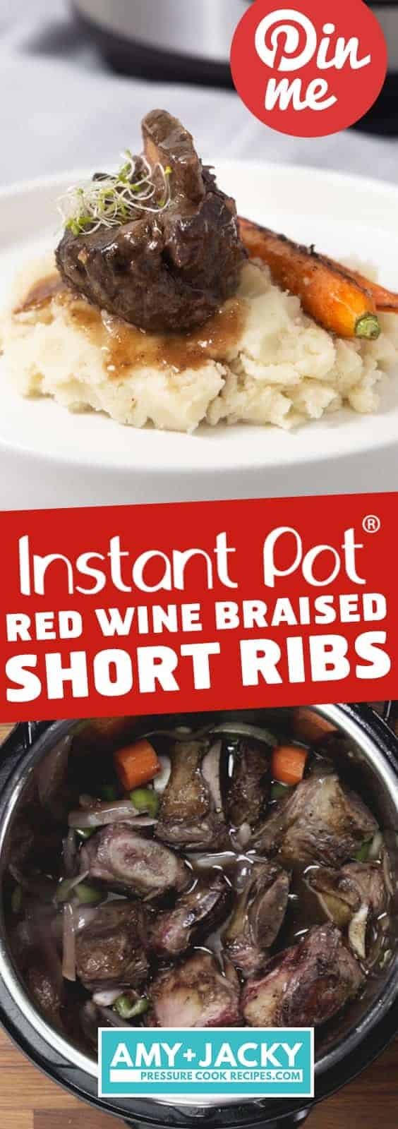 Instant Pot Short Ribs | Pressure Cooker Short Ribs | Instant Pot Ribs | Pressure Cooker Ribs | Instant Pot Beef | Short Ribs Recipes | Beef Recipes #instantpot #instantpotrecipes #pressurecooker #ribs #easy #dinner