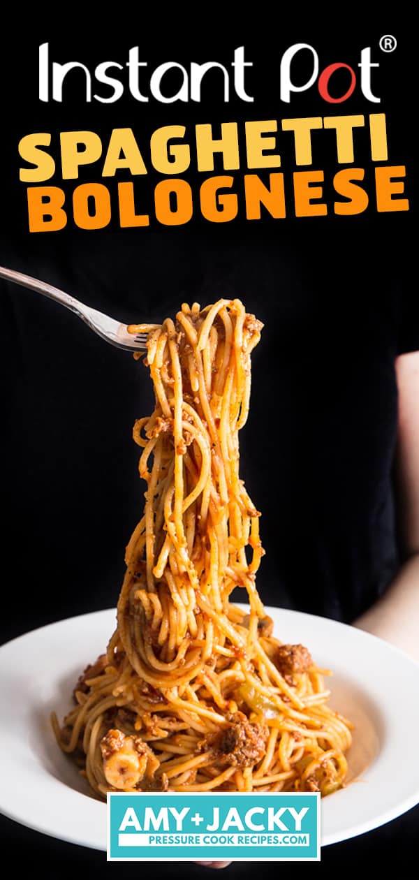 Instant Pot Spaghetti | Instant Pot Spaghetti Bolognese | Pressure Cooker Spaghetti | Pressure Cooker Spaghetti Bolognese | Instant Pot Pasta | Instant Pot Ground Beef | Instant Pot Recipes | One Pot Meals | Meat Sauce #instantpot #pressurecooker #recipes #easydinner #dinner