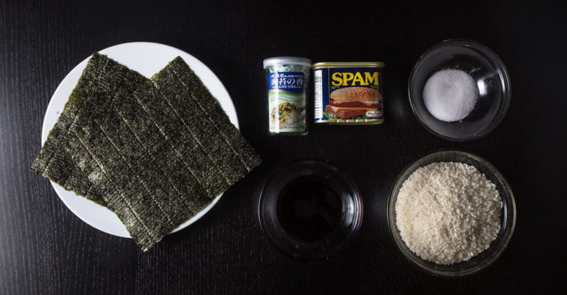 Learn how to make Hawaiian Instant Pot Spam Musubi Recipe (Pressure Cooker Spam Musubi).: Spam sushi recipe ingredients