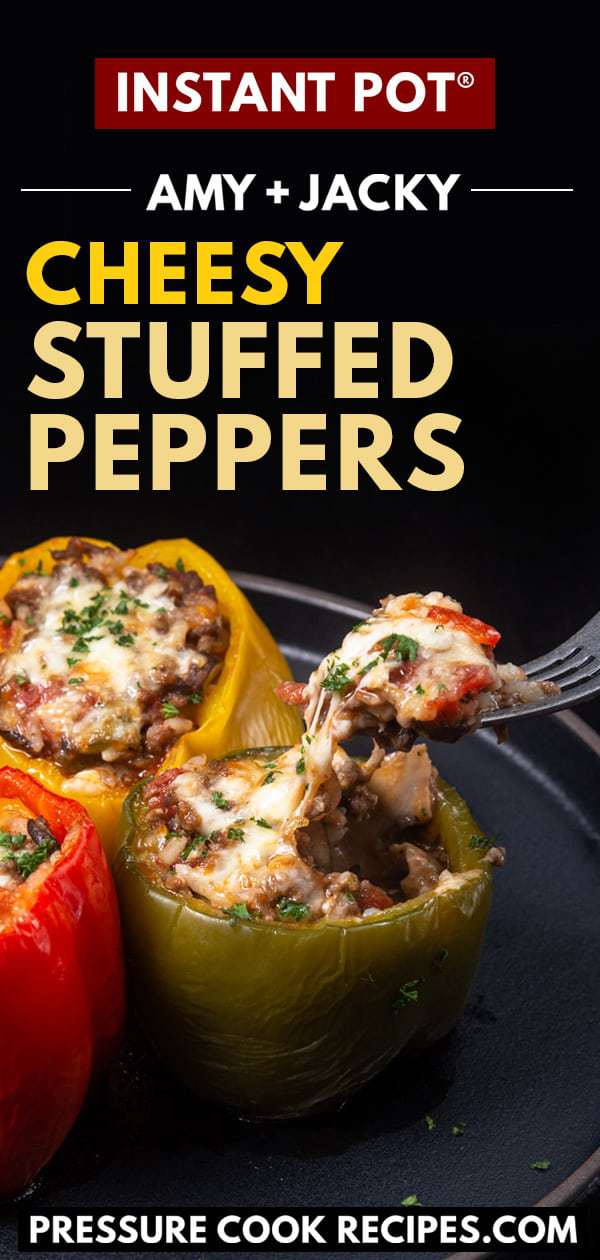 instant pot stuffed peppers | stuffed peppers instant pot | pressure cooker stuffed peppers | instant pot stuffed bell peppers | stuffed peppers recipe | instant pot stuffed green peppers | stuffed bell peppers in instant pot #AmyJacky #InstantPot #AirFryer #PressureCooker #recipe #beef #GroundBeef #rice