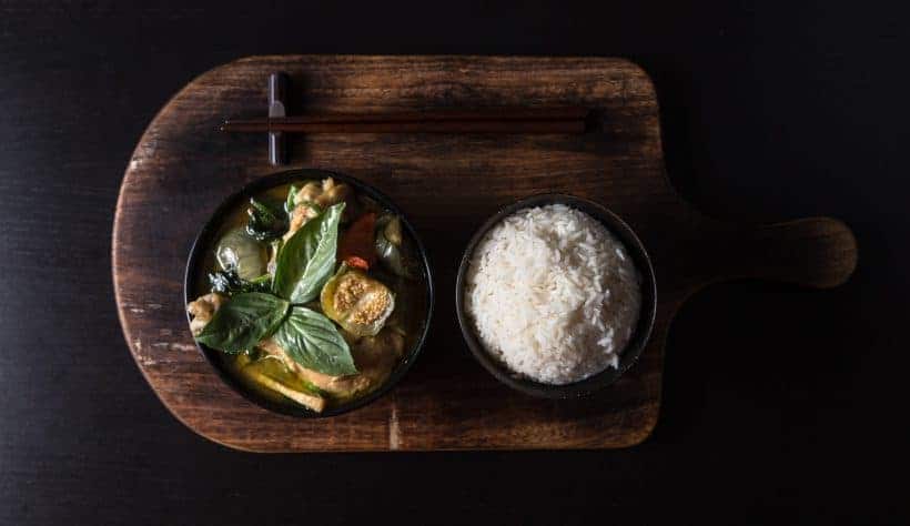 Make this Instant Pot Thai Green Curry Chicken Recipe (Gang Kiew Wan Gai). Addictive to eat pressure cooker curry with rich depths of flavors & fragrance.